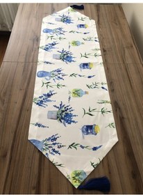 Resim Lavanta Bahçesi Runner Çok Renkli 