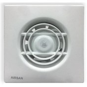 Resim Airsan 120lik Sessiz Dekoratif, Plastik Banyo Fanı / Aspiratörü 160 M³ 