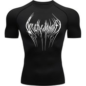 Resim GREC-Kuru Vortex Flow Tekniği Tişört - Kinetik Hareket Tasarımı ve 360° Hava Akımı ile Yüksek Yoğunluklu Aralıklı Eğitim, Trail Koşu, Crossfit, Engelli Koşu ve Metabolik Koşul için Sıkıştırma Üstü. 