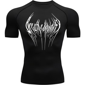 Resim GREC-Kuru Vortex Flow Tekniği Tişört - Kinetik Hareket Tasarımı ve 360° Hava Akımı ile Yüksek Yoğunluklu Aralıklı Eğitim, Trail Koşu, Crossfit, Engelli Koşu ve Metabolik Koşul için Sıkıştırma Üstü. 