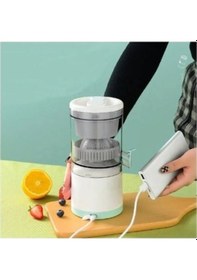 Resim 9050000450436drvs - Şarjlı Elektrikli Mini Meyve Sıkacağı Çok Renkli 