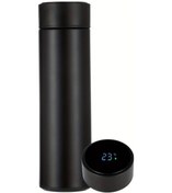 Resim Cloud011 Pembe Akıllı Sıcaklık Göstergeli Vakumlu Termal Mug 304 Paslanmaz Çelik Çay Termosu 