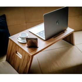 Resim Bk Gift Ahşap Katlanabilir Organizer Notebook Laptop Sehpası 