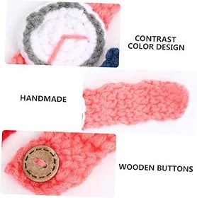 Resim SOIMISS 2 Adet Yürümeye Başlayan Oyuncaklar Çocuklar Saatler Çocuk Saati Çocuk Saatleri Charm Bileklik Karikatür Kol Saatleri Örgü Kol Saatleri Örgü El Sanatları Dostluk Ebeveyn-çocuk Kız 