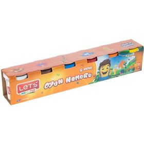 Resim Lets Oyun Hamuru 6 Renk 690Gr L8450 5606 5613 