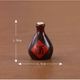 Resim 42 Adet Mikro Peyzaj Süsleri Yaz Ortası Şarap Kadehleri 