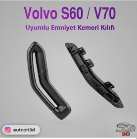 Resim Volvo S60 / V70 Uyumlu Emniyet Kemeri Kılıfı 