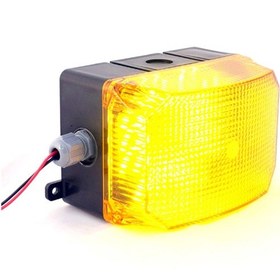 Resim Mesan Küp Led Multifonksiyon İkaz Lamba Turuncu 110-220vac Ms 250.3.110-220vac 