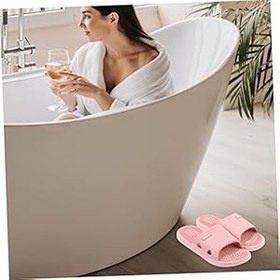 Resim Erkek Kadın Terlikler Ev İçin Nefes Alabilen Masaj Terlikleri Kapalı Ayakkabı - Taban Bedeni 36-37 