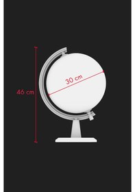 Resim Işıklı Antik Modern Seri Usb Kablolu Dünya Küresi 30 CM 