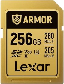 Resim Lexar Profesyonel ARMOR GOLD 256GB UHS-II V60 SDXC Hafıza Kartı 