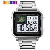 Resim Folinda Skmeı 2033 Erkek Spor Saati - Dijital Hareket, Çift Zaman, Stopwatch, Alarm Ve 30m Su Geçirmezlik Özellikleriyle Gümüş Renk Çok Renkli 