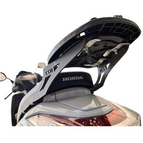Resim Honda Activa 2023-2024 Uyumlu Arka Çanta Demiri Siyah Çok Renkli 