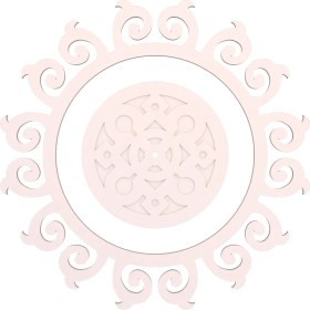 Resim Motifpiyer Lamba Tavan Göbeği 81-Motifli-Yuvarlak-1-Dış Çıtalı 