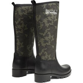 Resim Benetton® | BN-50007 - 34124 Yeşil Kamuflaj - Kadın Çizme 