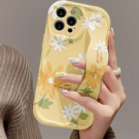 Resim Sarı arka plan üzerinde beyaz çiçek deseni, beyaz krem kabuk, bilek kayışı ve şok koruması için basit tasarım. Bahar ve yaz için mükemmel bir seçim, modeller 16/16Plus/16Pro/16Promax/15/15Plus/15Promax/14/14Plus/14Pro/14Promax, 13/13Pro/13Promax, 12/12Pro/12Promax ve 11/11Pro Max ile uyumlu. 