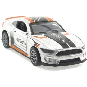Resim MEGA Die Cast Çek Bırak Metal Gri Yarış Arabası 
