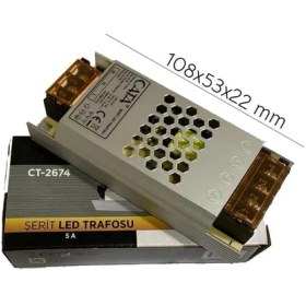 Resim Ct 2674 5 Amper 60W Süper Slim Trafo 