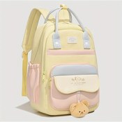 Resim Honeybeeshop Kadınlar İçin Büyük Kapasiteli Laptop Sırt Çantası Sarı Çok Bölmeli Ayarlanabilir Askılı Sarı Dekoratif Eşya Gönder 