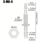 Resim Hightower 5 Adet M6-m10 Pp Vida Altıgen Somun - Akvaryum Ve Teras Bağlantıları 