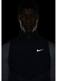 Resim Nike Running Therma Fit Repel Synthetic Fill Sentetik Dolgulu Termal Reflektörlü Erkek Koşu Yelek Lacivert 