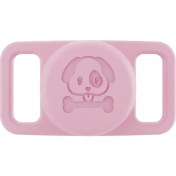 Resim Skyeyyt Apple Airtag Pet Silikon Bulucu Kaybı Önleme Izleyici Su Geçirmez Koruyucu Kılıf, Pembe (Yurt Dışından) 