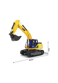 Resim Uzaktan Kumandalı Full Fonksiyonlu Rc Kepçe - 1/24 Ölçek Paletli Ekskavatör Çok Renkli 
