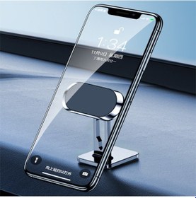 Resim Ally Manyetik Mıknatıslı Stand Tipi Telefon Araç Tutucu (302389054)-Siyah 