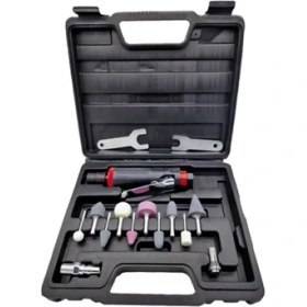 Resim 6mm 22000RPM Havalı Kalıpçı Taşlama Seti 