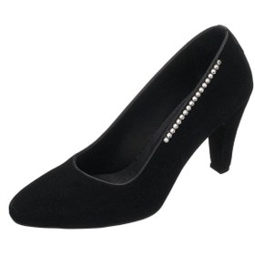 Resim COSTO 40-41-42-43-44 Numara Ays7986 Siyah Süet Topuklu Özel Seri Kadın Stiletto 