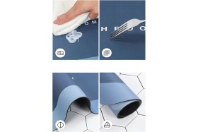 Resim Sihirli Su Emici Kaydırmaz Banyo Paspası Banyo Ayak Matı Nemere 