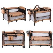 Resim TommyBaby Tedy Anne Yanı Oyun Parkı Beşik 70 x 110 CM 