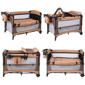 Resim TommyBaby Tedy Anne Yanı Oyun Parkı Beşik 70 x 110 CM 