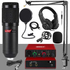 Resim Stüdyo Ekipmanları Style Paket-2 Bm800 Mikrofon Ses Kartı Stüdyo 