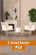 Resim LOVİSSE HOME 3lü Berjer Set Tekli Koltuk Balkon, Ofis, Bekleme, Güzellik Merkezi, Çay Seti 