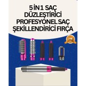 Resim Seyahat Boyu Profesyonel Çok Renkli Saç Şekillendirici Set 