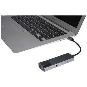 Resim Usb Ses Kartı Yüksek Kaliteli Usb Fiber Optik Spdif Ses Kartı Bilgisayar İçin Gri 