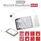 Resim DARK DK-AC-DSE24U3 USB 3.0 2.5" Plastik Kolay Montaj Disk Kutusu 