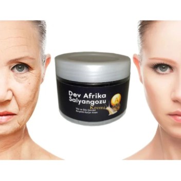 Çok Renkli Dev Afrika Salyangozu Yüz ve Göz Kırışıklık Karşıtı Krem 2X100 ml