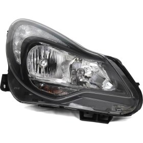 Resim Opel Corsa D Makyajlı Ön Sağ Far Füme Renkli Valeo 