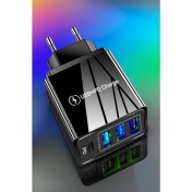 Resim Judas C4 PD (Type-C) + 3 Port Micro Usb Girişli Şarj Adaptörü 