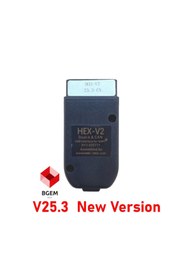 Resim bgembox V25.3 VAG COM HEX-V2 Tarayıcı OBD2 Teşhis Aracı Kablosu Çok Dilli HEX V2 VAG COM Audi SKODA VW 