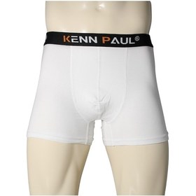 Resim Kenn Paul Erkek Beyaz Premium Modal Boxer Yumuşak Kumaş Rahat Boxer Beyaz 