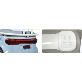 Resim Skyjet Skycar Elektrikli Moped Beyazmavi 
