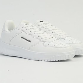 Resim Pierre Cardin Comfort Taban Bağcıklı Yürüyüş Ayakkabısı Kadın Sneaker Beyaz 