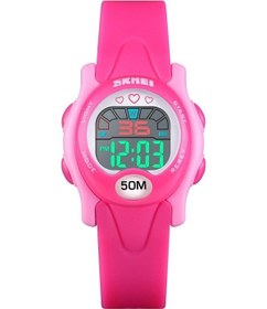 Resim Novahub Skmeı 1478 Çocuk Dijital Saat 50m Su Geçirmez, Gül Kırmızısı Çok Renkli Spor Saati Çok Renkli 