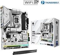Resim Asrock B860 Steel Legend WiFi LGA1851 DDR5 8666 MHz OC ATX Gaming Anakart 