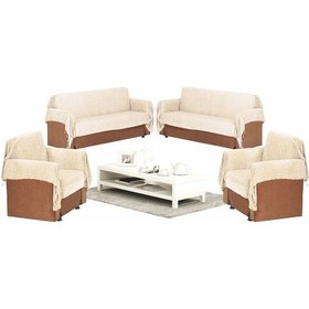 Resim Mandaş Şönil Dokuma Koltuk Örtüsü Maxi Takım 3+3+1+1 (Seçenekli) 