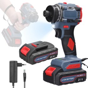 Resim Buyfun 21V Çok Fonksiyonlu Elektrikli Tornavida 55NM Torklu (Yurt Dışından) 