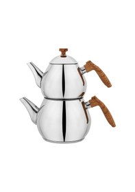 Resim Schafer Tea Chef Orta Boy Çaydanlık Takımı 4 Parça-kahve Kahverengi 